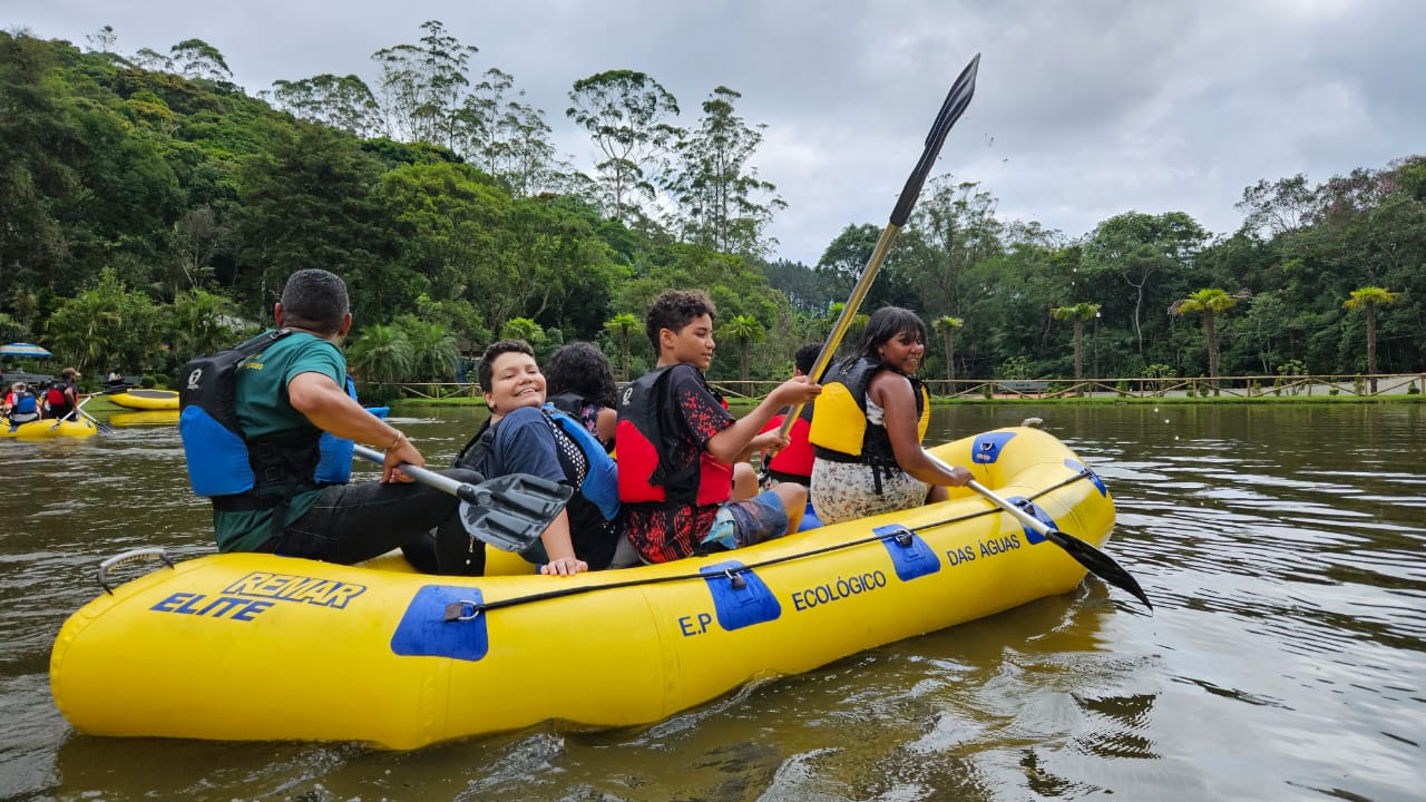 Experiência ao ar livre na Estância - Parque Ecológico das Águas