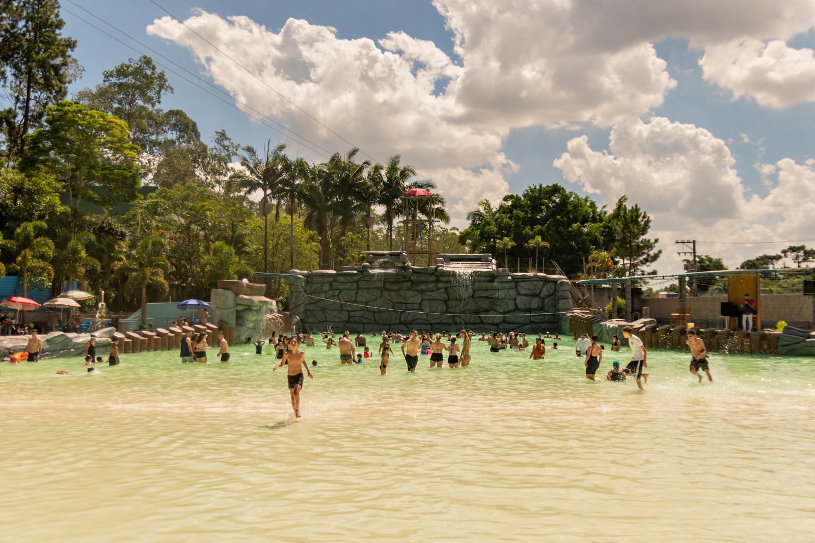 Área externa do Clube Rincão Pousada e Lazer